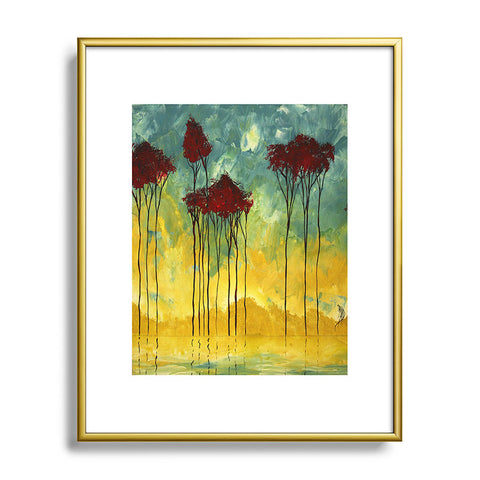 Madart Inc. On The Pond 1 Metal Framed Art Print