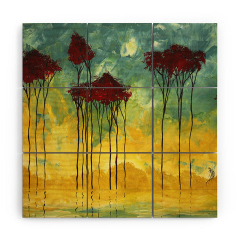 Madart Inc. On The Pond 1 Wood Wall Mural