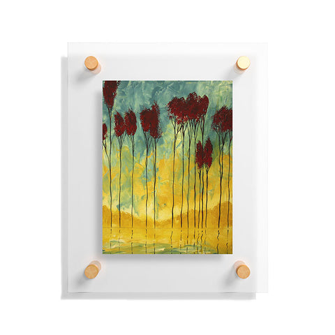 Madart Inc. On The Pond 2 Floating Acrylic Print