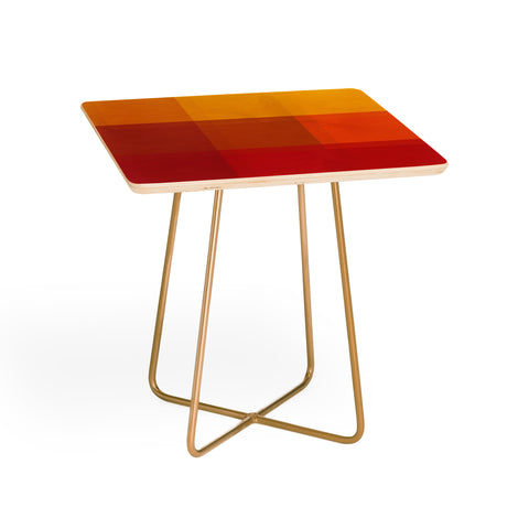 Madart Inc. Orange Sorbet Side Table