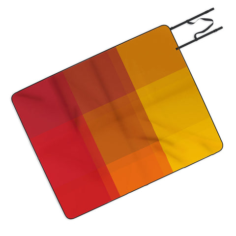 Madart Inc. Orange Sorbet Picnic Blanket