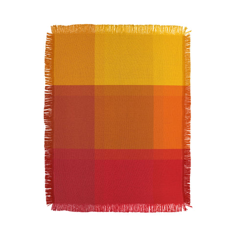 Madart Inc. Orange Sorbet Throw Blanket