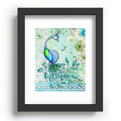 Madart Inc. Peacock Princess Recessed Framing Rectangle