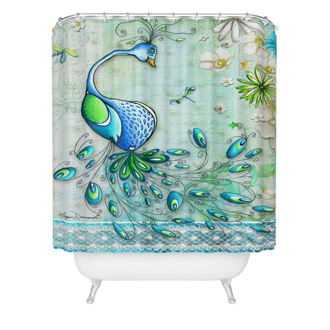 Madart Inc. Peacock Princess Shower Curtain