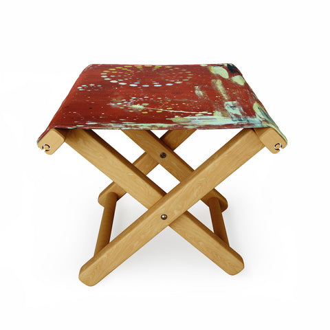 Madart Inc. Perceived Beauty Pinwheels Folding Stool