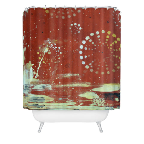 Madart Inc. Perceived Beauty Pinwheels Shower Curtain