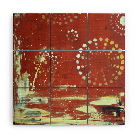 Madart Inc. Perceived Beauty Pinwheels Wood Wall Mural