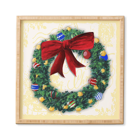 Madart Inc. Pine Wreath Framed Wall Art