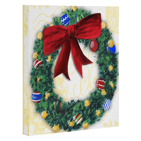 Madart Inc. Pine Wreath Art Canvas