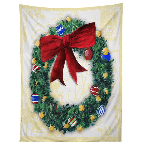 Madart Inc. Pine Wreath Tapestry