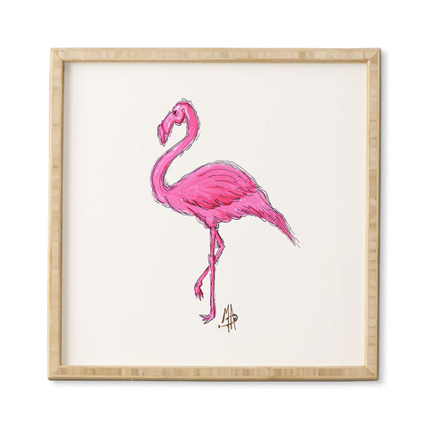 Madart Inc. Pinkest Flamingo Framed Wall Art