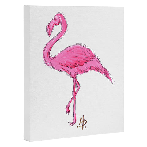 Madart Inc. Pinkest Flamingo Art Canvas