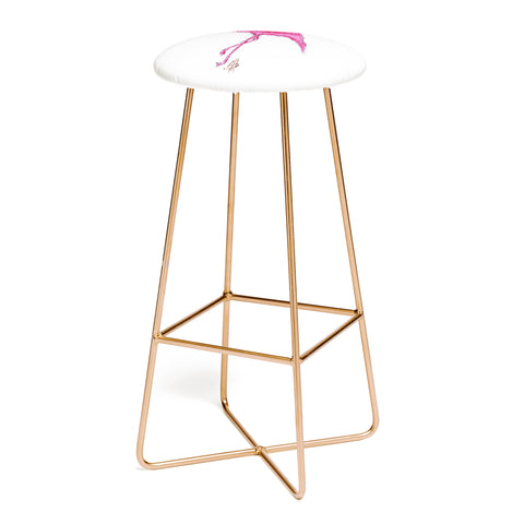 Madart Inc. Pinkest Flamingo Bar Stool