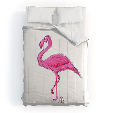 Madart Inc. Pinkest Flamingo Comforter