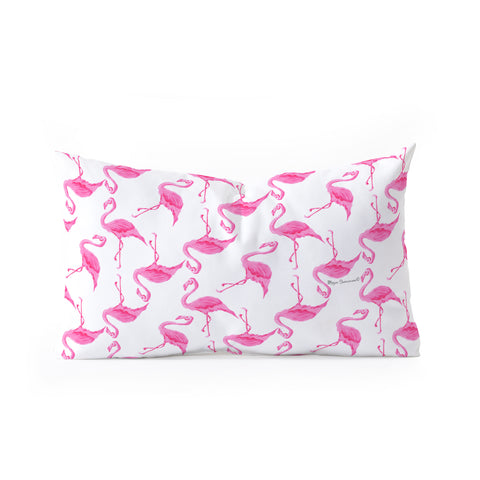 Madart Inc. Pinkest Flamingo Oblong Throw Pillow