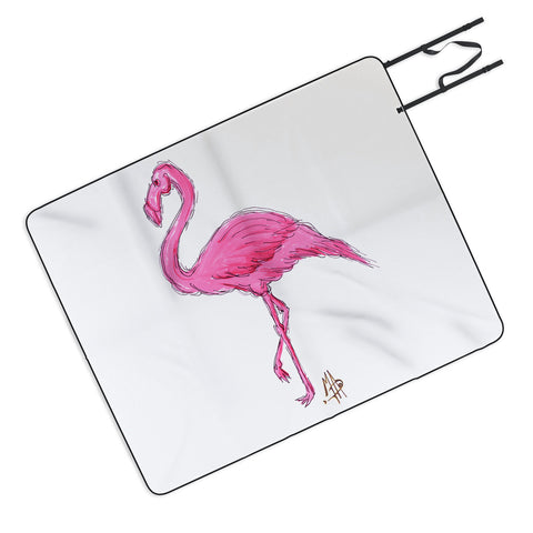 Madart Inc. Pinkest Flamingo Picnic Blanket