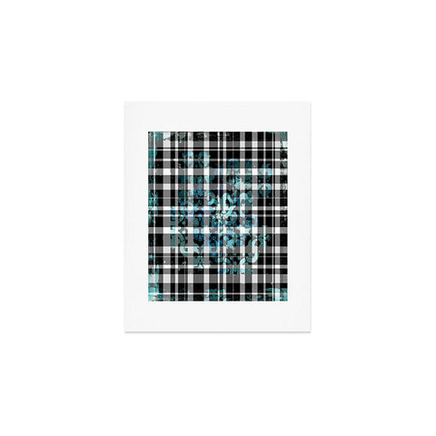 Madart Inc. Plaid Modern Design Mysterious Art Print