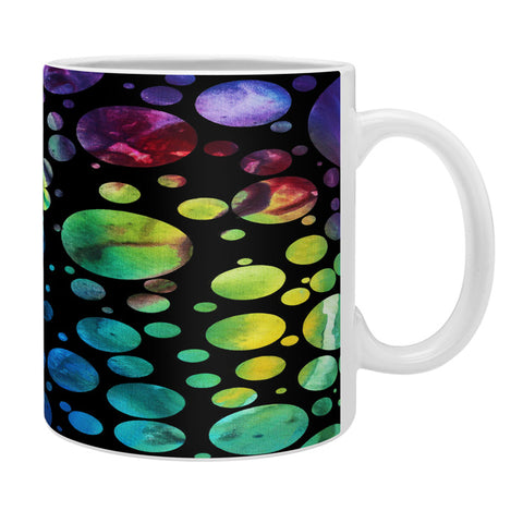 Madart Inc. Polka Dots Black Coffee Mug
