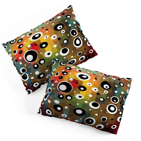Madart Inc. Polka Dots Glorious Colors Pillow Shams