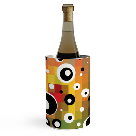 Madart Inc. Polka Dots Glorious Colors Wine Chiller