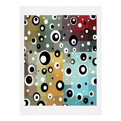 Madart Inc. Polka Dots In The Maze 2 Art Print