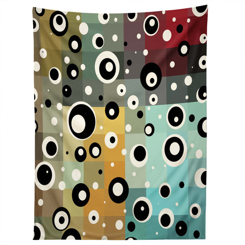 Madart Inc. Polka Dots In The Maze 2 Tapestry