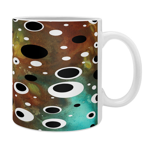 Madart Inc. Polka Dots Lava Flows Coffee Mug