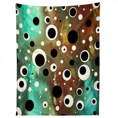 Madart Inc. Polka Dots Lava Flows Tapestry