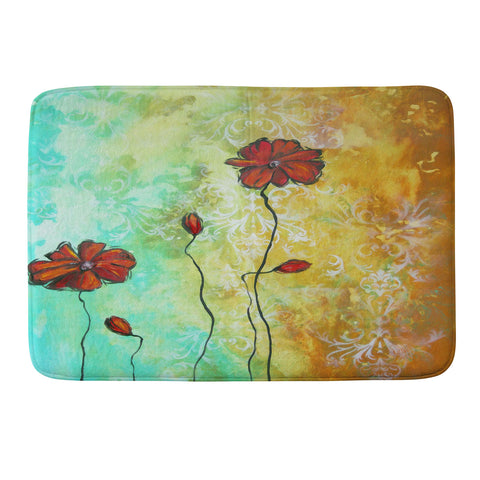 Madart Inc. Poppy Love Memory Foam Bath Mat