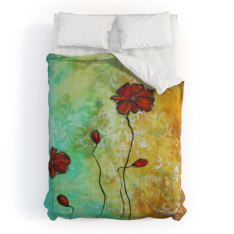 Madart Inc. Poppy Love Comforter