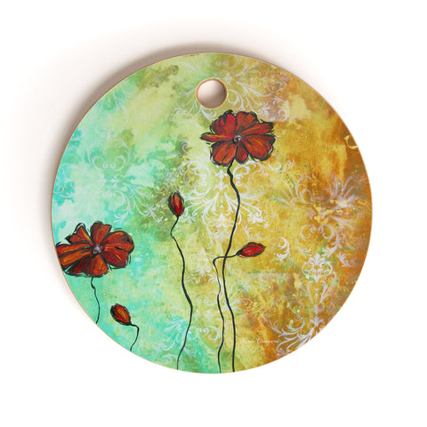 Madart Inc. Poppy Love Cutting Board Round