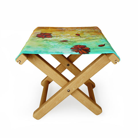 Madart Inc. Poppy Love Folding Stool