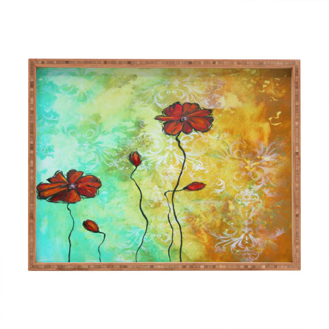 Madart Inc. Poppy Love Rectangular Tray