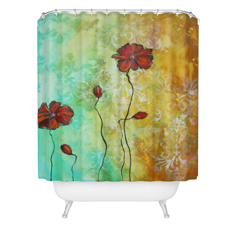 Madart Inc. Poppy Love Shower Curtain