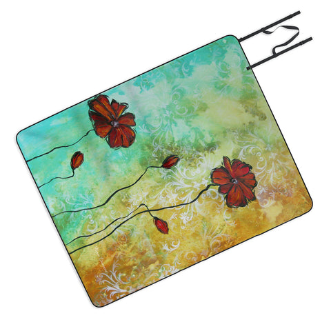 Madart Inc. Poppy Love Picnic Blanket