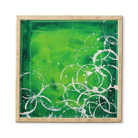 Madart Inc. Richness Of Color Green Framed Wall Art