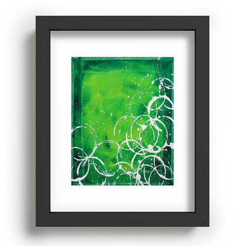 Madart Inc. Richness Of Color Green Recessed Framing Rectangle