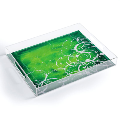 Madart Inc. Richness Of Color Green Acrylic Tray