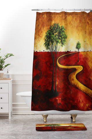 Madart Inc. Road To Nowhere 2 Shower Curtain And Mat