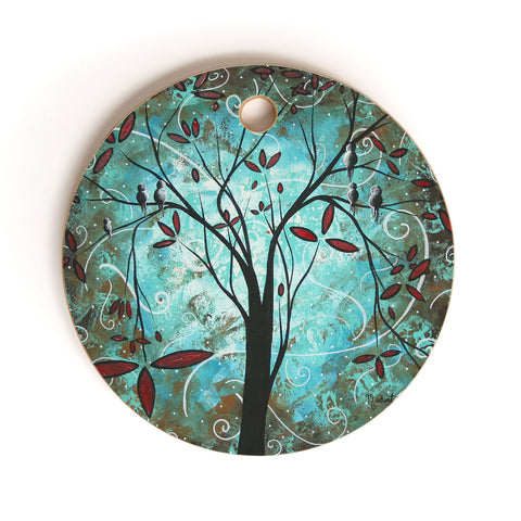 Madart Inc. Romantic Evening Cutting Board Round