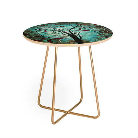 Madart Inc. Romantic Evening Round Side Table