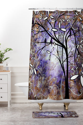 Madart Inc. Royalty Shower Curtain And Mat