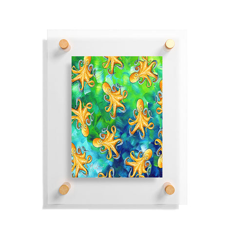 Madart Inc. Sea of Whimsy Octopus Pattern Floating Acrylic Print