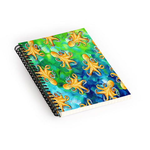 Madart Inc. Sea of Whimsy Octopus Pattern Spiral Notebook