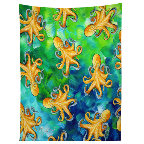 Madart Inc. Sea of Whimsy Octopus Pattern Tapestry