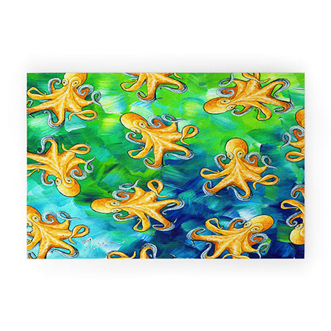 Madart Inc. Sea of Whimsy Octopus Pattern Welcome Mat