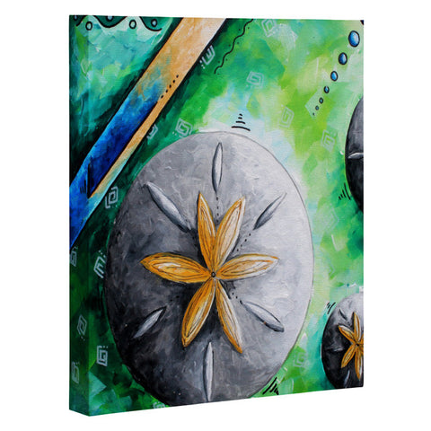 Madart Inc. Sea Of Whimsy Sand Dollar Art Canvas