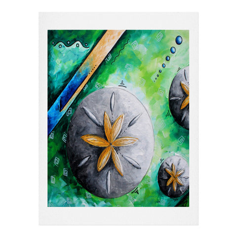 Madart Inc. Sea Of Whimsy Sand Dollar Art Print