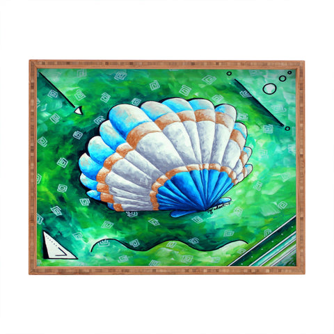 Madart Inc. Sea of Whimsy Sea Scallop 1 Rectangular Tray