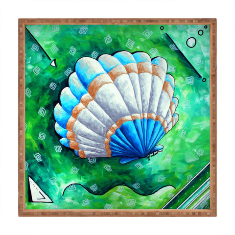 Madart Inc. Sea of Whimsy Sea Scallop 1 Square Tray